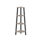 4-Tier Plant Stand Wood and Steel FredCo