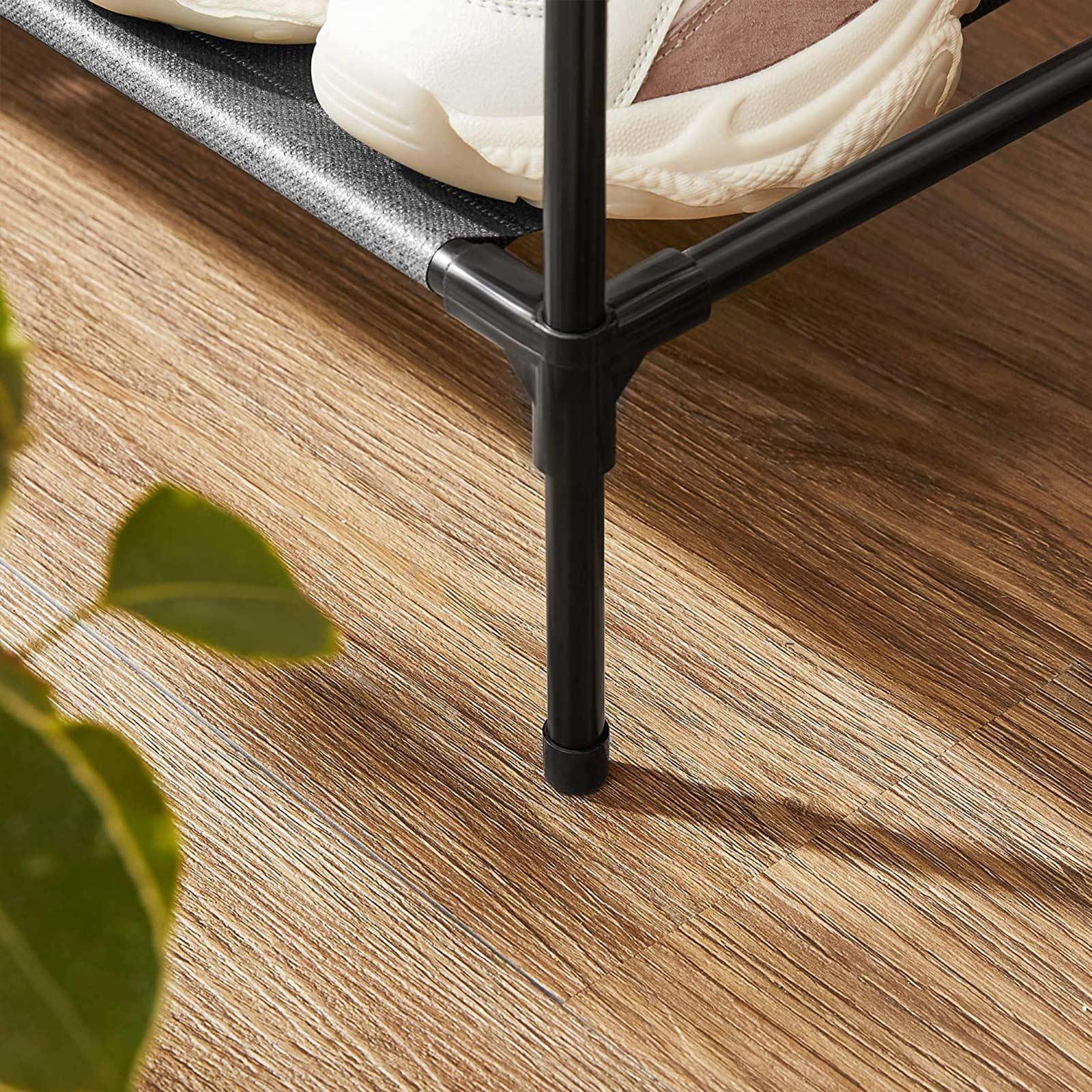 4-Tier Shoe Rack Black, 1 FredCo