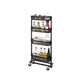 4-Tier Slide-Out Trolley for Small Spaces FredCo