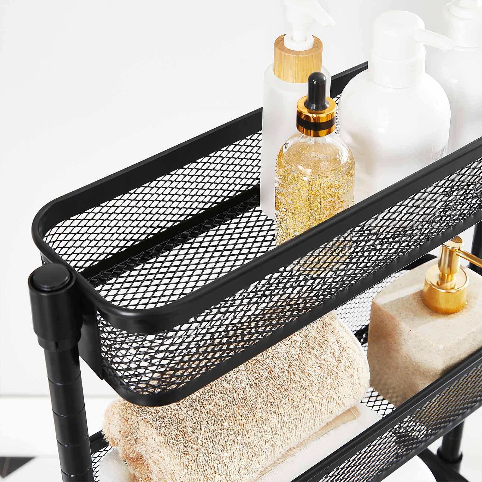 4-Tier Slide-Out Trolley for Small Spaces FredCo