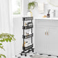4-Tier Slide-Out Trolley for Small Spaces FredCo