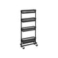 4-Tier Slide-Out Trolley for Small Spaces FredCo