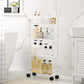 4-Tier Slim Rolling Trolley FredCo