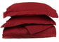 400-Thread Count 100% Egyptian Cotton Elegant Solid Duvet Cover Set FredCo