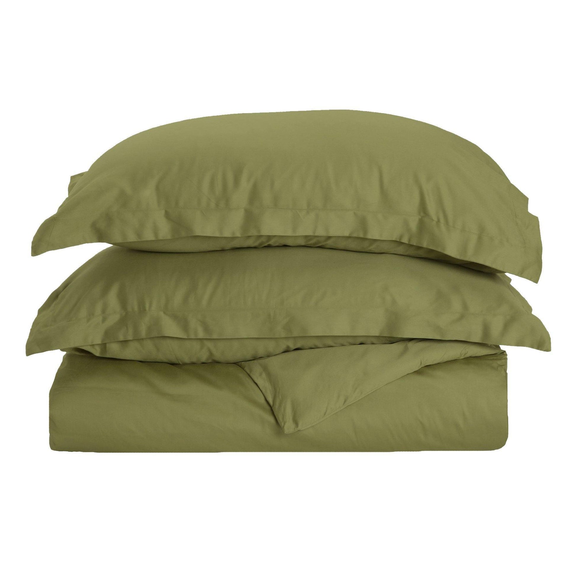 400-Thread-Count Egyptian Cotton Sateen Weave Soft Duvet Cover Set FredCo
