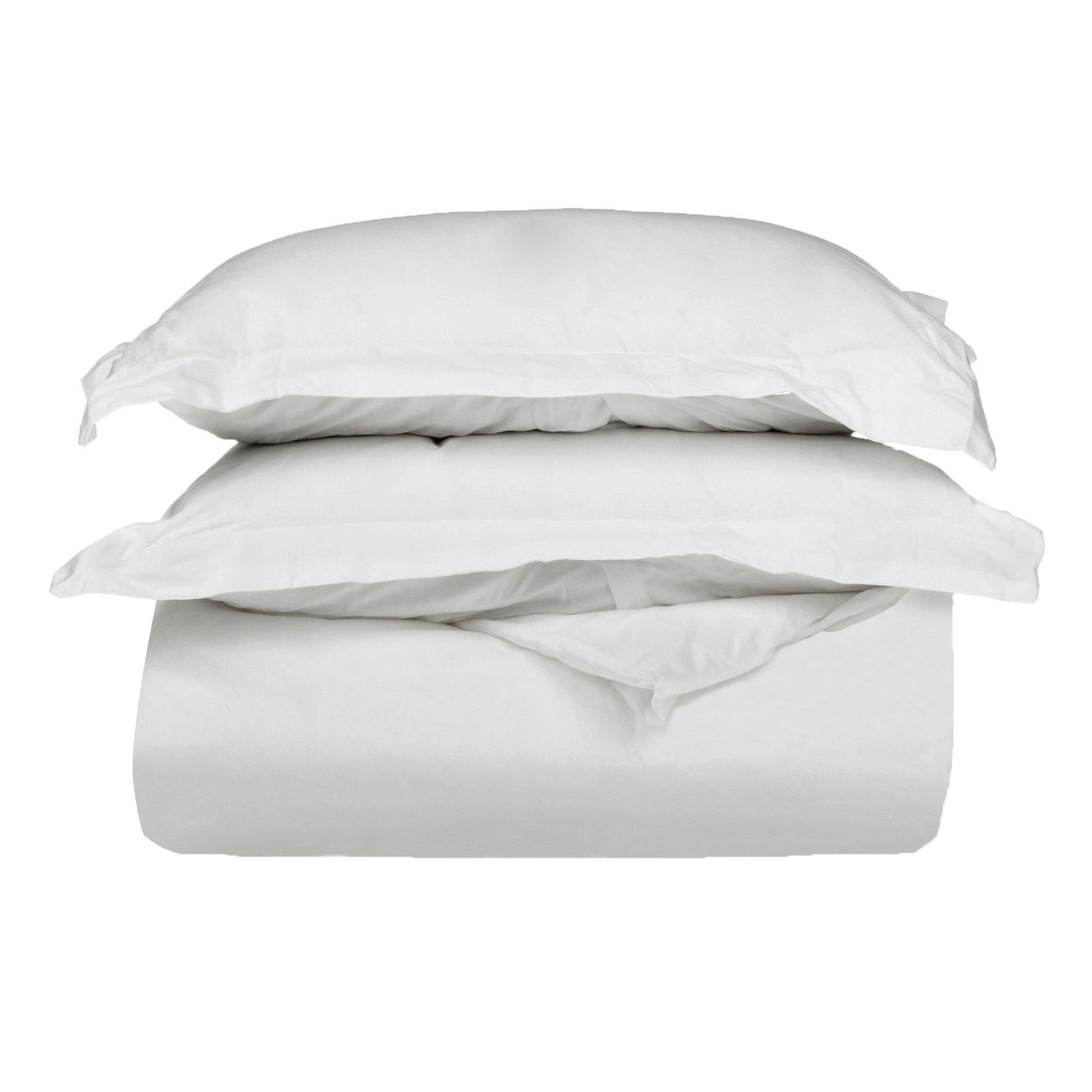 400-Thread-Count Egyptian Cotton Sateen Weave Soft Duvet Cover Set FredCo