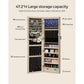 47.2-Inch Jewelry Cabinet with Lights White FredCo