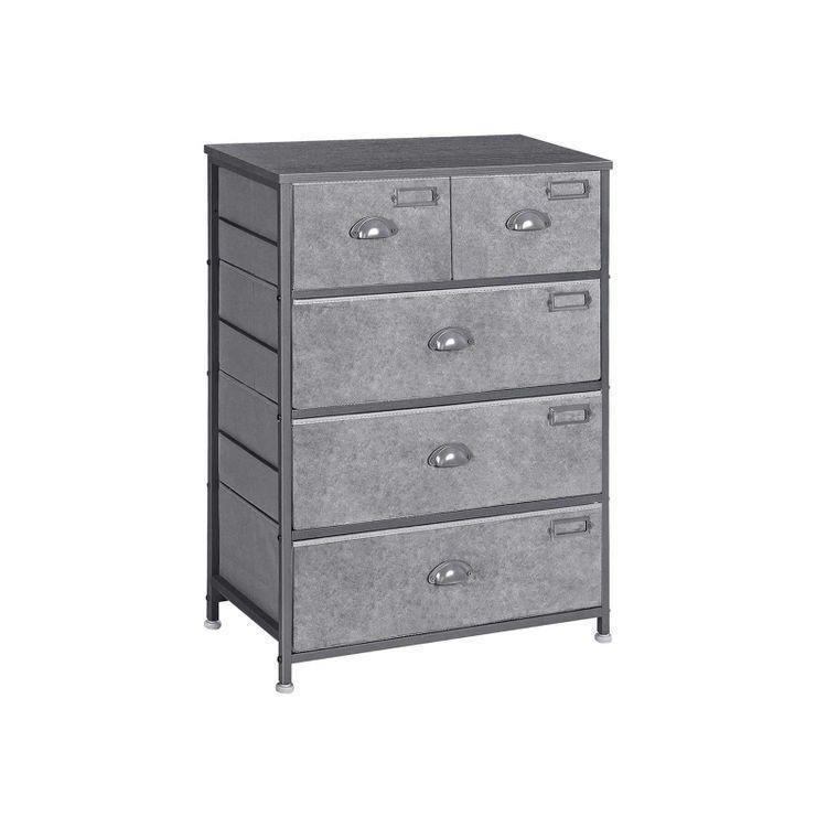 5 Drawers Tall Dresser FredCo