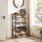 5 Grid Shelves Shoe Rack FredCo
