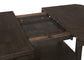 5 PC Set 193108-S5 Coaster Prentiss Extendable Rectangular Counter Height Table with Butterfly Leaf Cappuccino FredCo