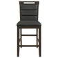 5 PC Set 193108-S5 Coaster Prentiss Extendable Rectangular Counter Height Table with Butterfly Leaf Cappuccino FredCo