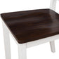 5-Piece Dining Table Set Home Kitchen Table and Chairs Wood Dining Set (White+Cherry) SH000088AAK FredCo