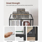 5-Tier Bookcase, Steel Frame Black FredCo