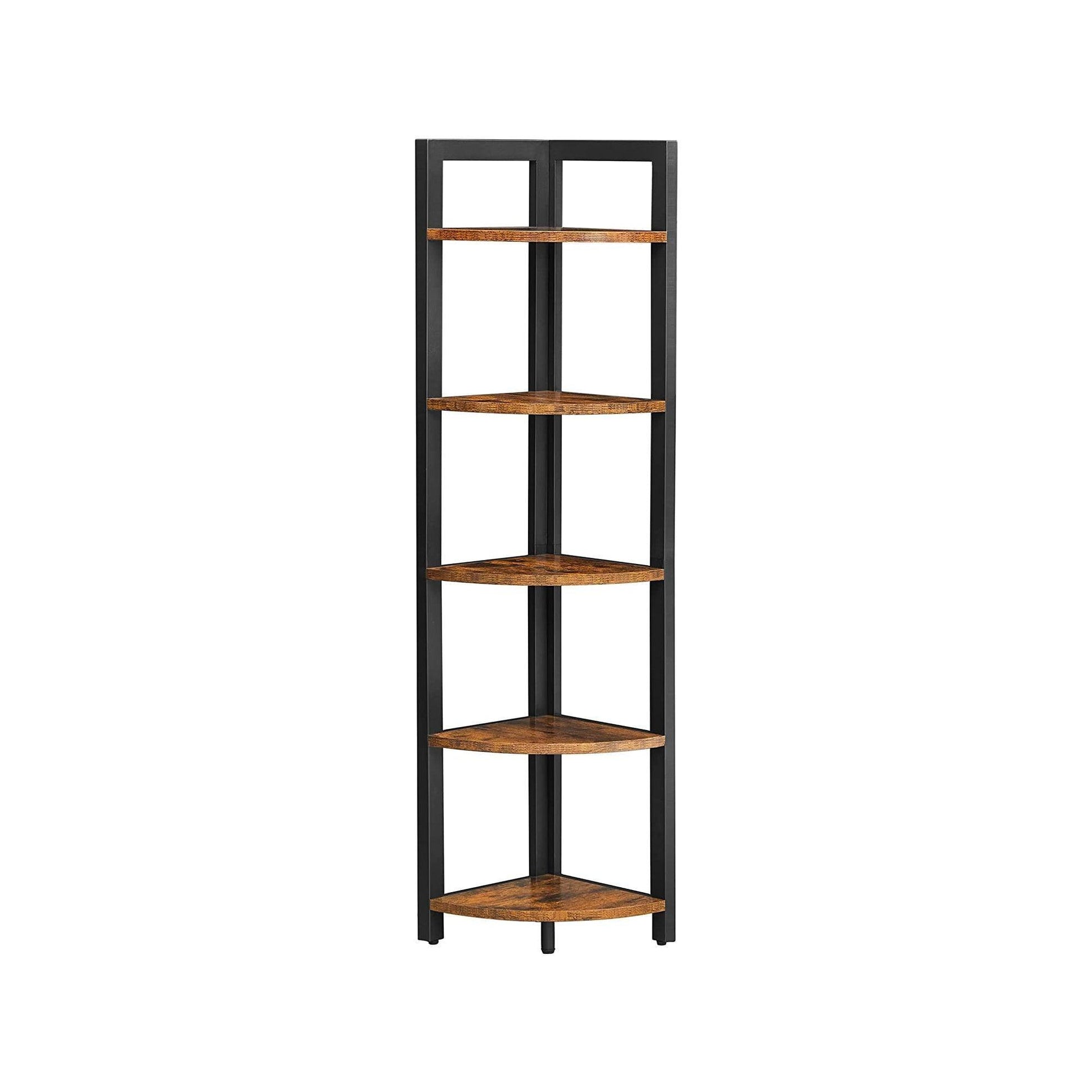 5 Tier Corner Bookshelf FredCo