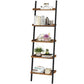 5-Tier Ladder Shelf Rustic Brown FredCo