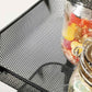 5-Tier Metal Storage Cart Black FredCo