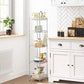 5-Tier Metal Storage Shelf White FredCo