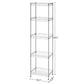 5-Tier Metal Storage Shelf White FredCo