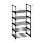 5-Tier Shoe Rack Black FredCo