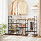 5-Tier Shoe Rack Black FredCo
