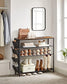 5-Tier Shoe Rack with 4 Fabric Shelves Coats FredCo