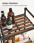 5-Tier Storage Rack, Rustic Brown and Black FredCo