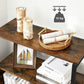 5-Tier Storage Shelf Rustic Brown FredCo