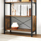5-Tier Storage Shelf Rustic Brown FredCo