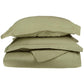 500-Thread Count 100% Cotton Solid Duvet Cover and Pillow Sham Set FredCo