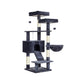 55.9-Inch Large Cat Tower with Bed FredCo