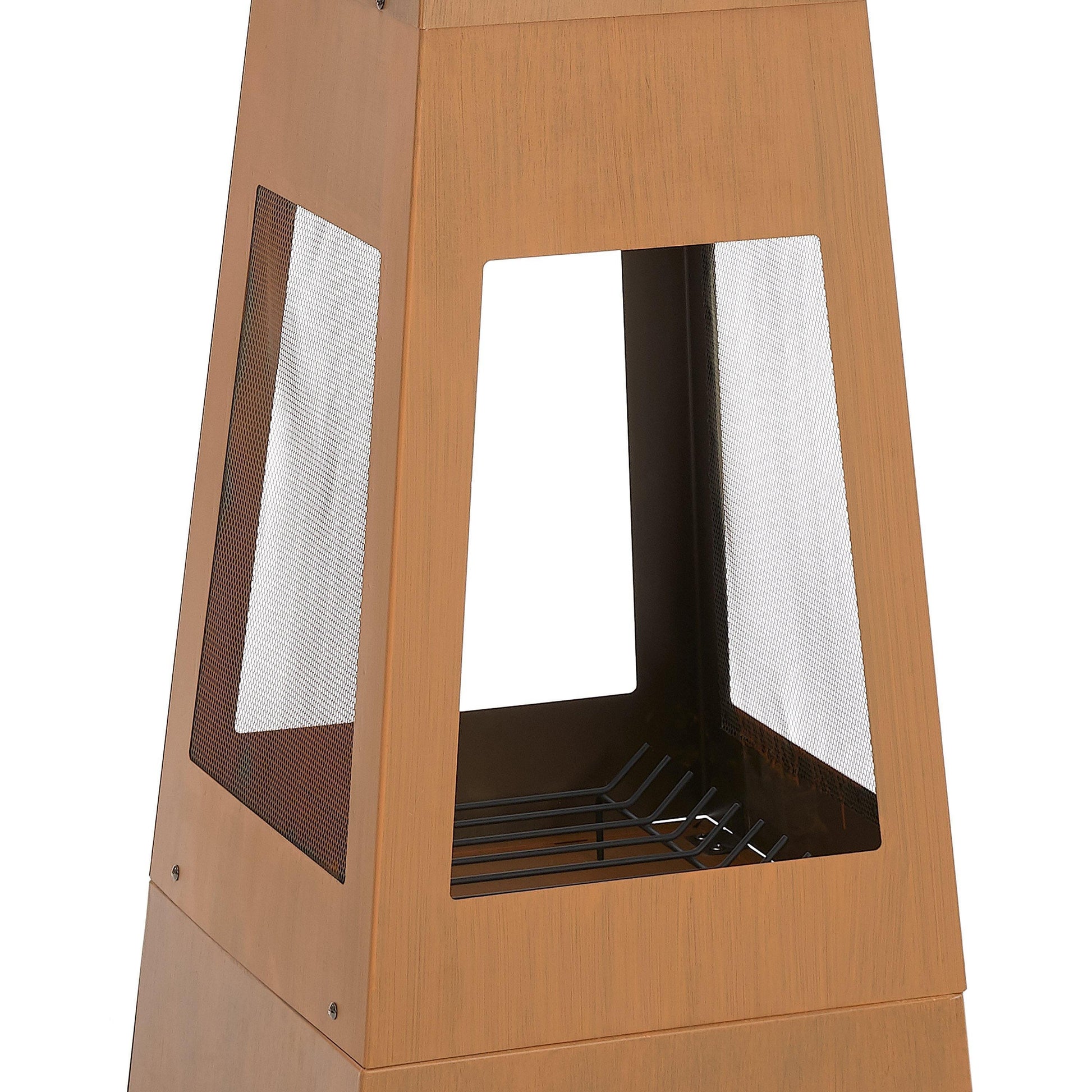 59-Inch Steel Wood Burning Chiminea FredCo