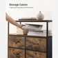 6 Chest of Drawers Rustic Brown FredCo