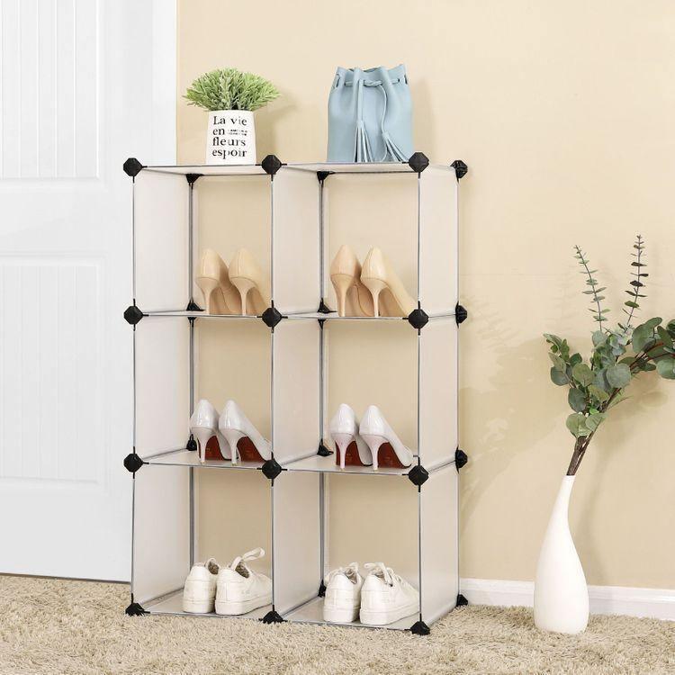 6 Cubes Storage Organizer Clear FredCo