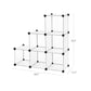 6 Cubes Storage Organizer Clear FredCo