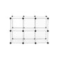 6 Cubes Storage Organizer Clear FredCo