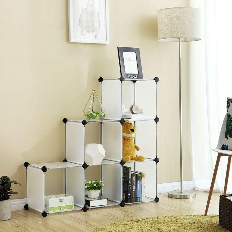 Mini Cube Storage 6 Cubes Storage Organizer Clear