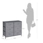 6 Drawers Fabric Dresser FredCo