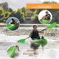 6 ft. Youth Kayak (Paddle Included) Green Kids FredCo