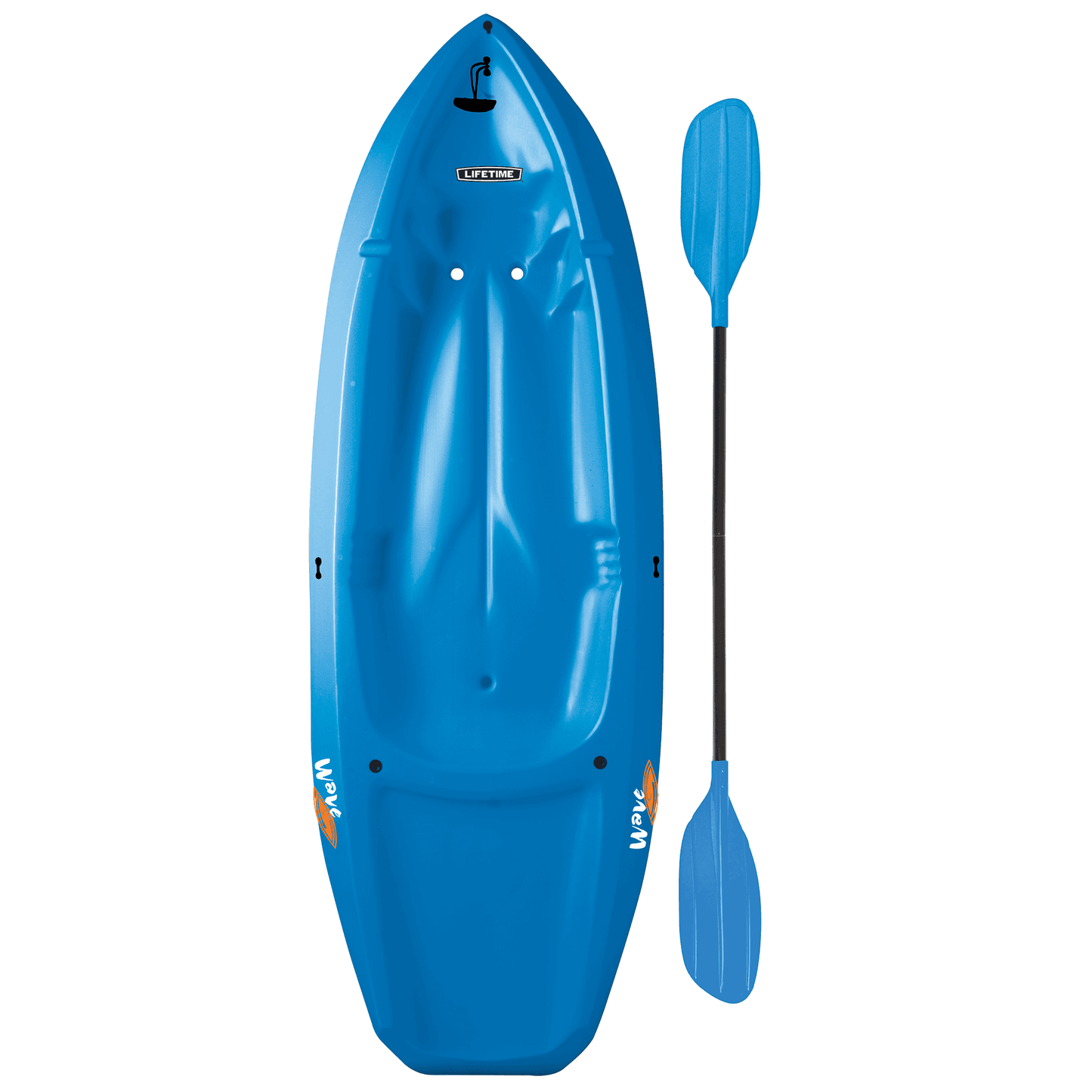 6 ft. Youth Kayak (Paddle Included) Green Kids FredCo