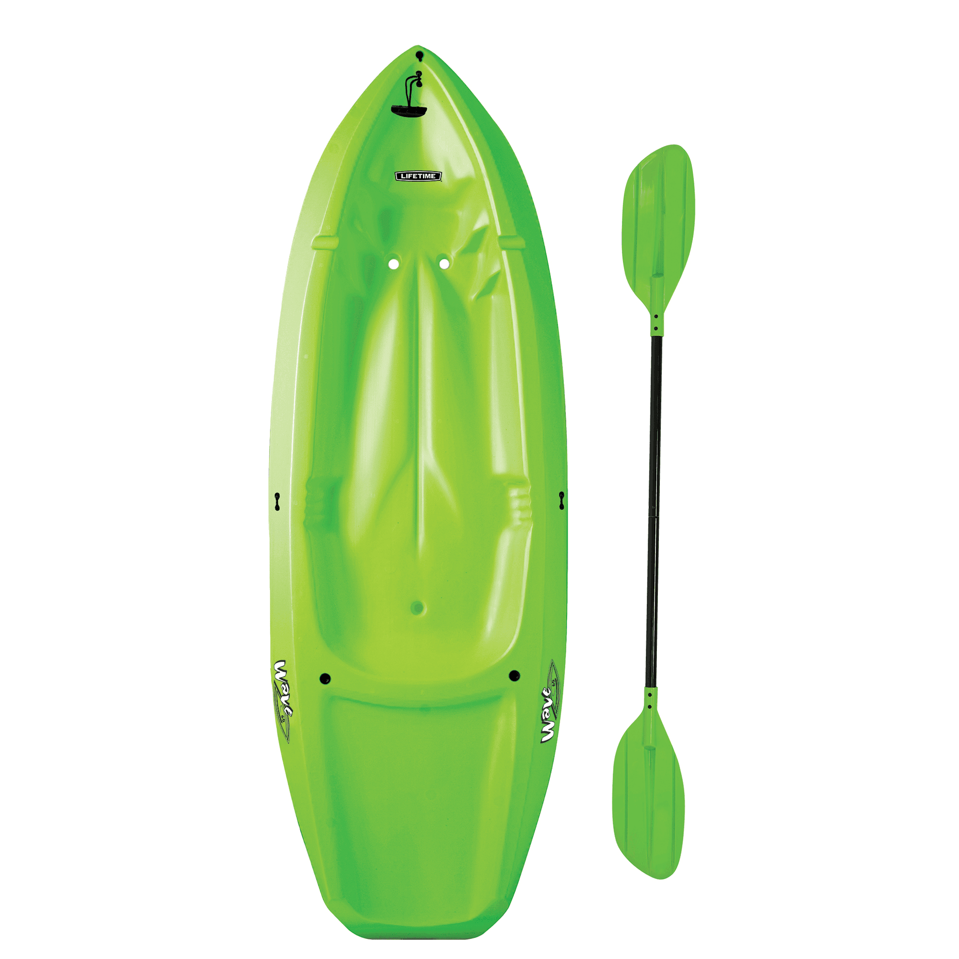 6 ft. Youth Kayak (Paddle Included) Green Kids FredCo