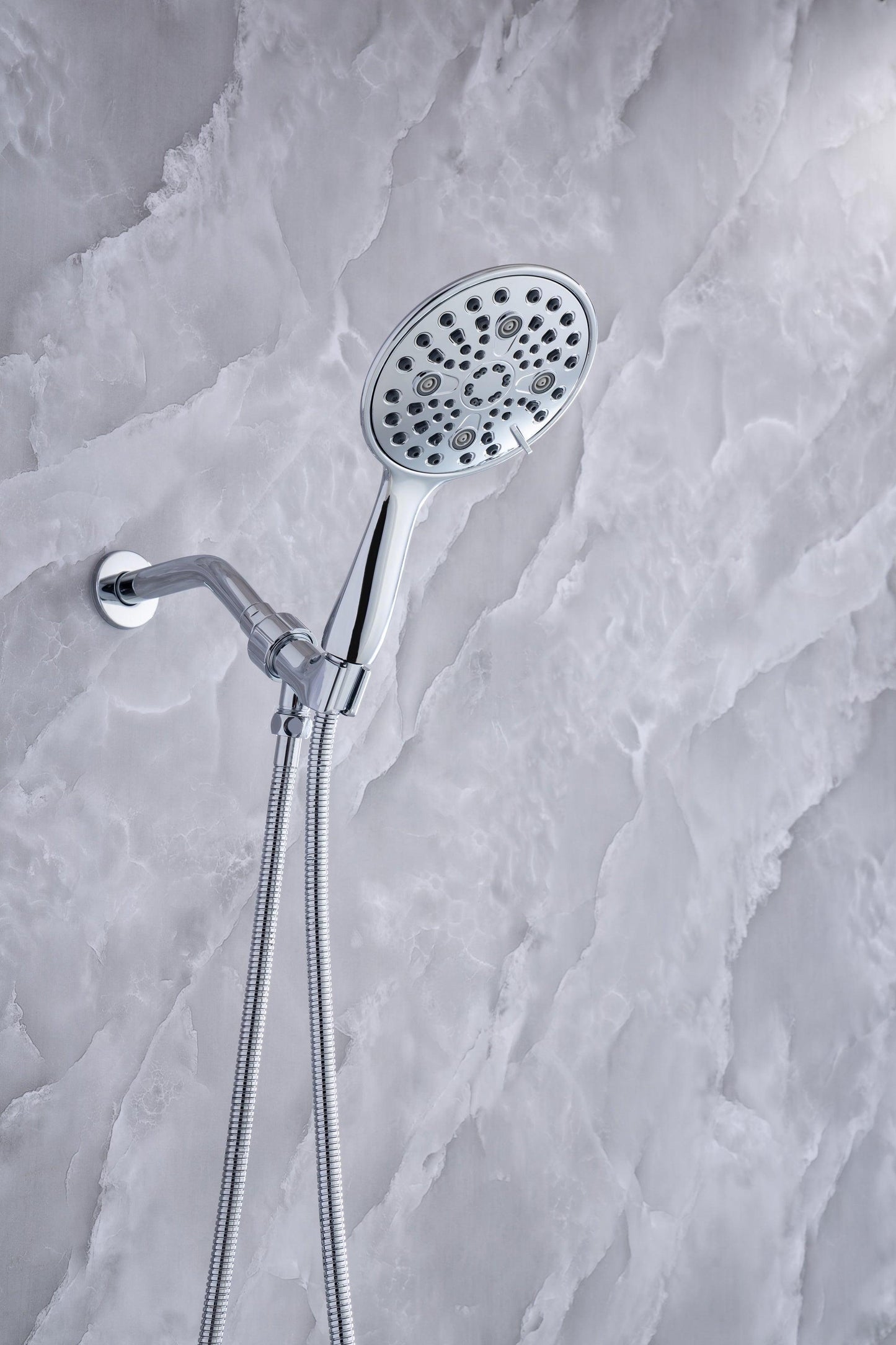 6 In. Detachable Handheld Shower Head Shower Faucet Shower System D92101CP-6 FredCo