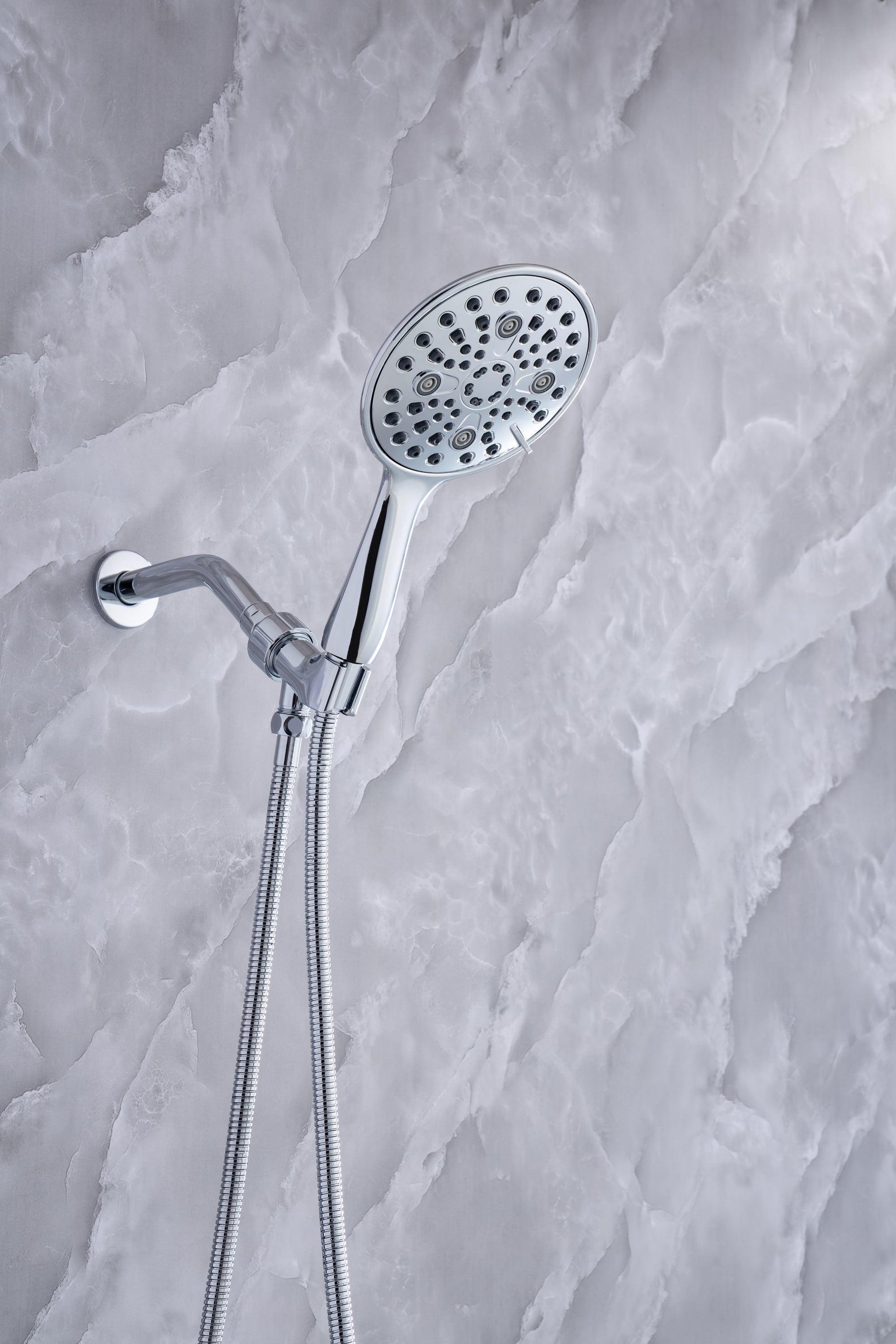 6 In. Detachable Handheld Shower Head Shower Faucet Shower System D92101CP-6 FredCo