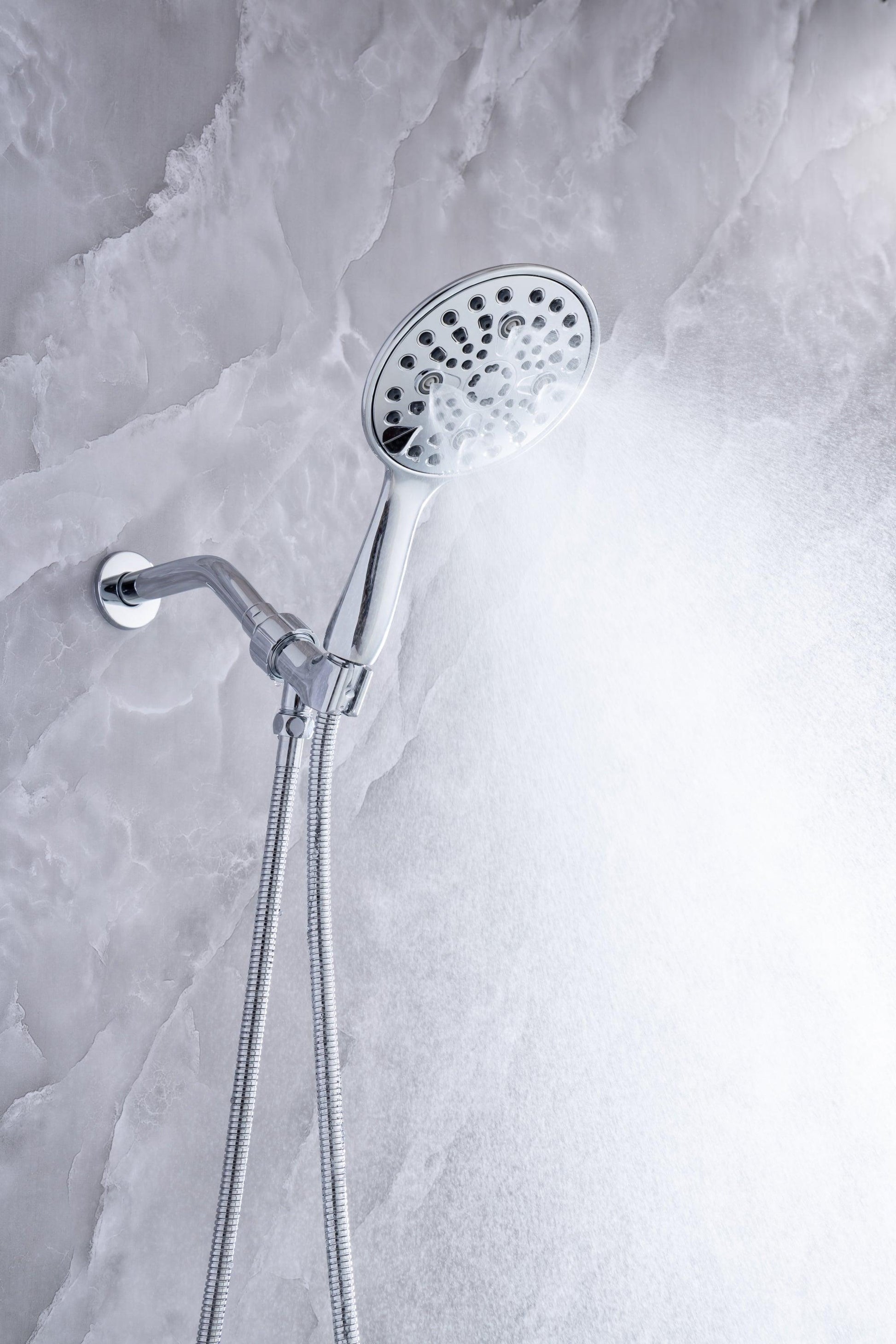 6 In. Detachable Handheld Shower Head Shower Faucet Shower System D92101CP-6 FredCo