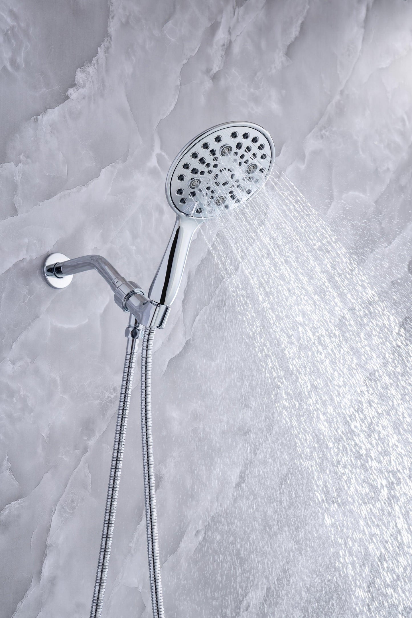 6 In. Detachable Handheld Shower Head Shower Faucet Shower System D92101CP-6 FredCo