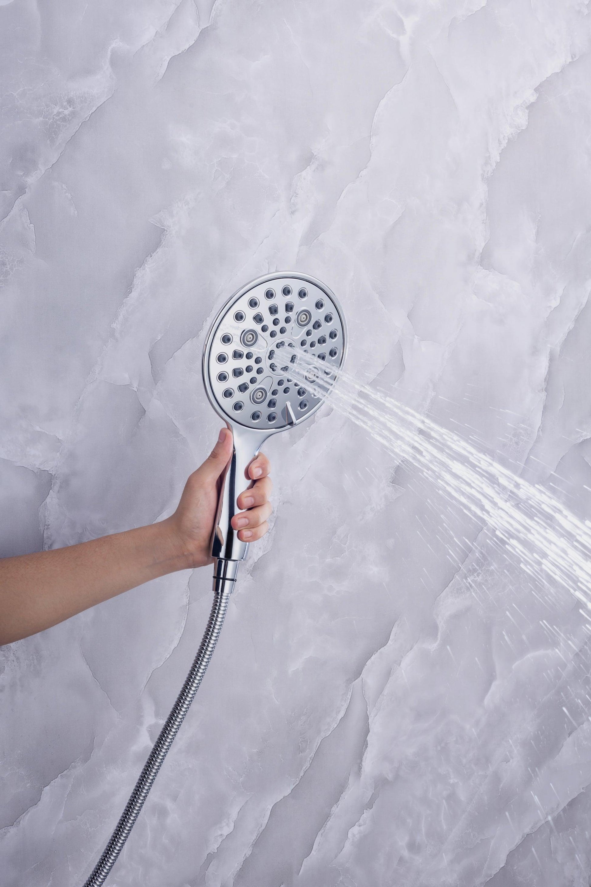 6 In. Detachable Handheld Shower Head Shower Faucet Shower System D92101CP-6 FredCo
