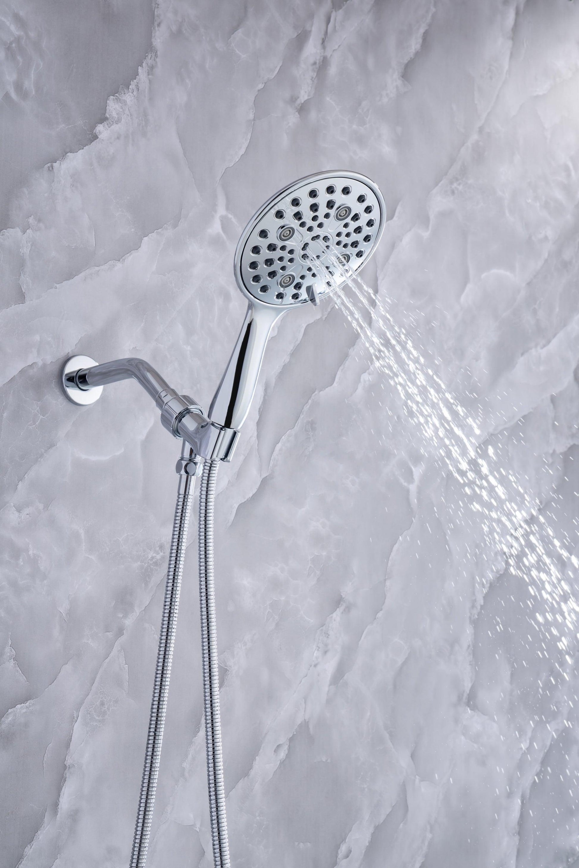 6 In. Detachable Handheld Shower Head Shower Faucet Shower System D92101CP-6 FredCo