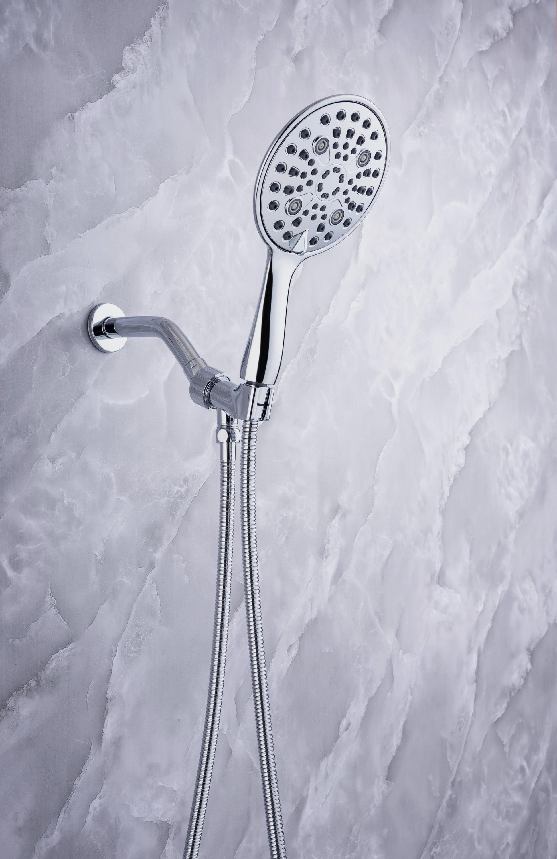 6 In. Detachable Handheld Shower Head Shower Faucet Shower System D92101CP-6 FredCo