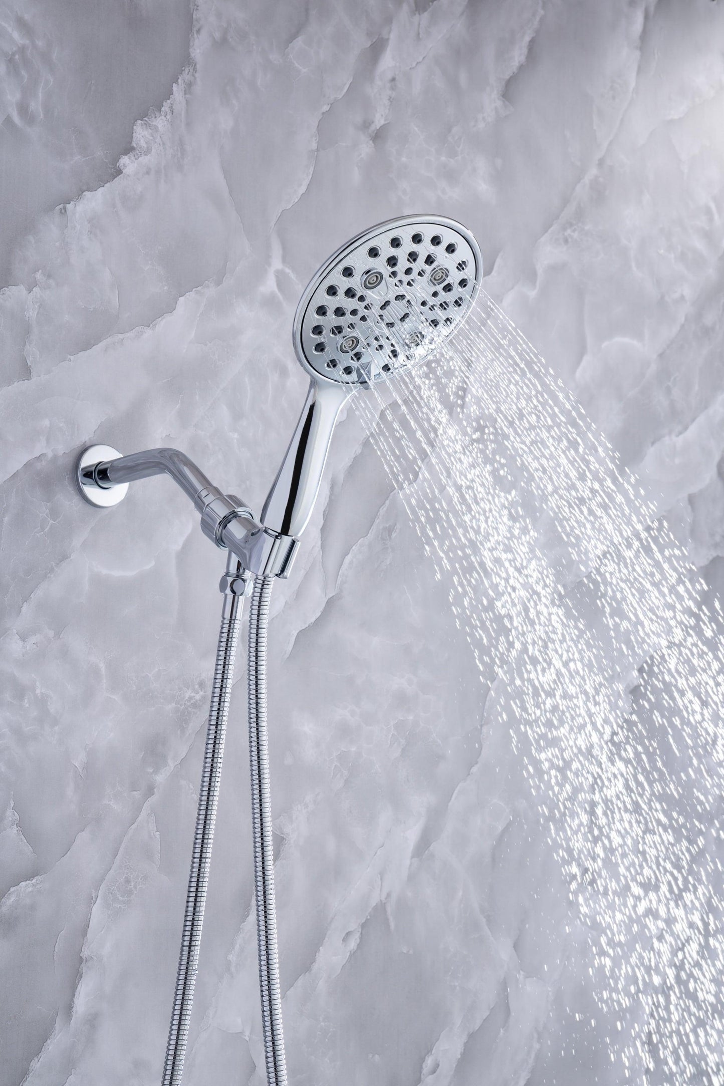 6 In. Detachable Handheld Shower Head Shower Faucet Shower System D92101CP-6 FredCo