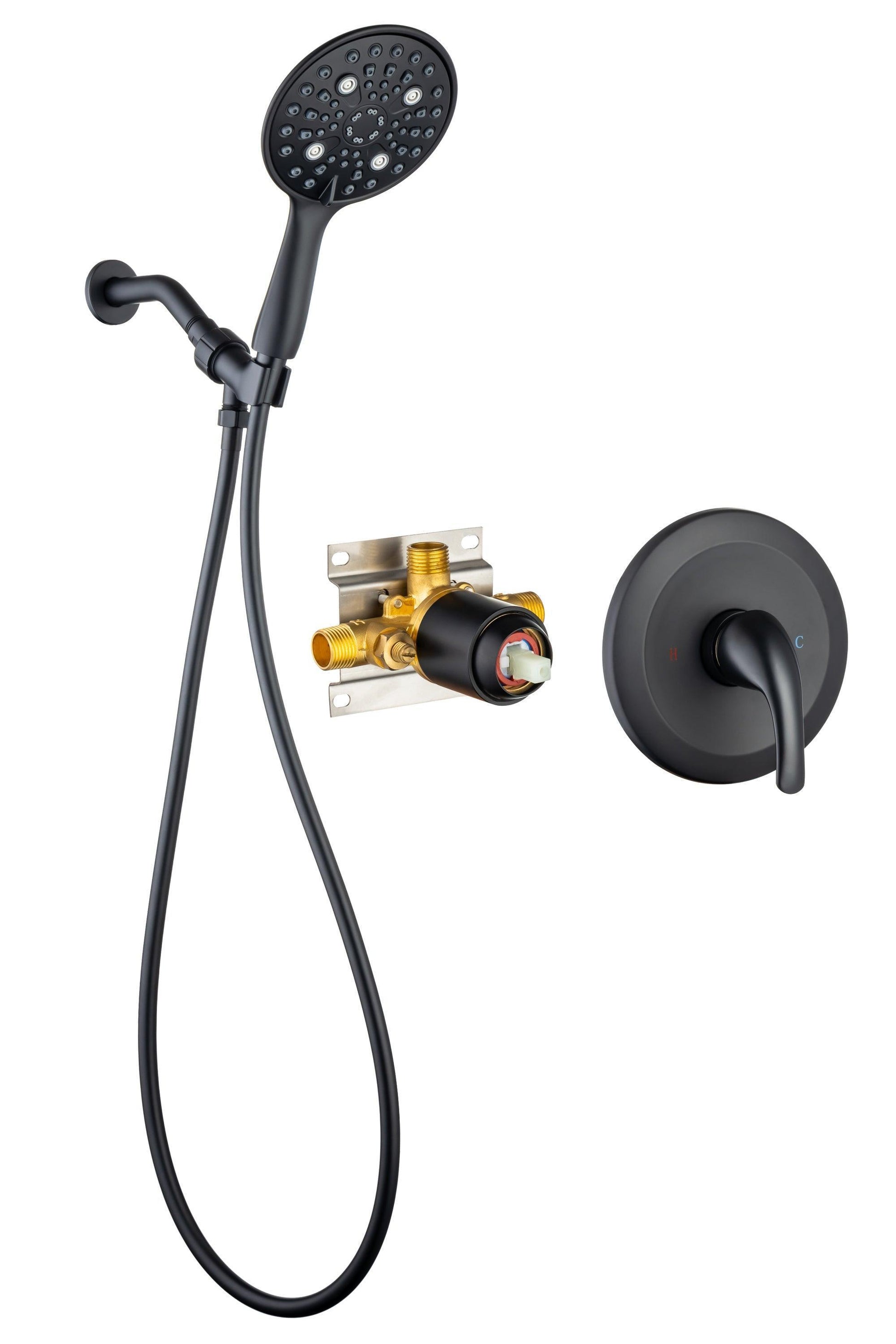 6 In. Detachable Handheld Shower Head Shower Faucet Shower System D92101H-6 FredCo