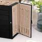 6-Tier Large Jewelry Case with Drawers Black FredCo